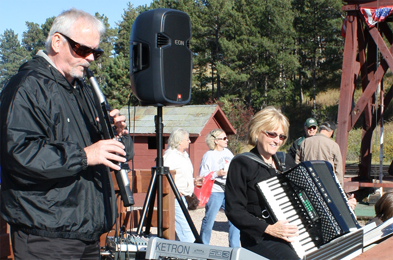 Outdoor concert at Oktoberfest